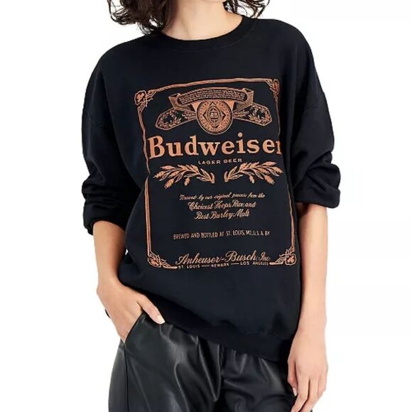 Junk Food Budweiser Sweatshirt Sz Medium - Picture 1 of 10